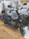 CPZ Electric Scooter E-Bike — Dual Seat with Front Basket