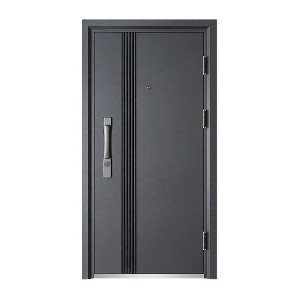 Premium Security Steel Door — Multi-Point Lock, Reinforced Frame