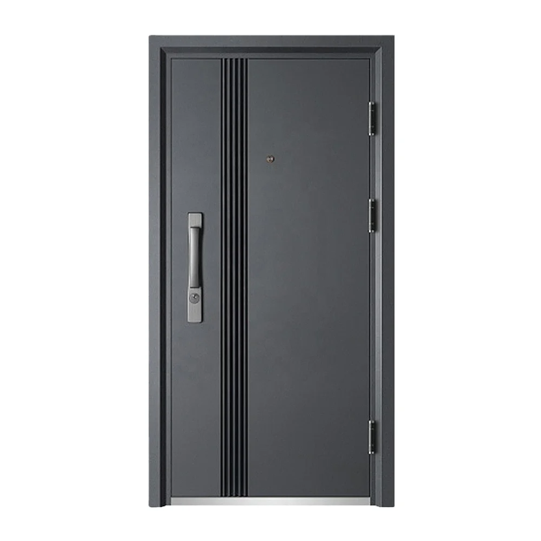 Premium Security Steel Door — Multi-Point Lock, Reinforced Frame