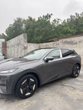 Avatr 07 Electric SUV — Space Grey with Burnt Orange Leather Interior